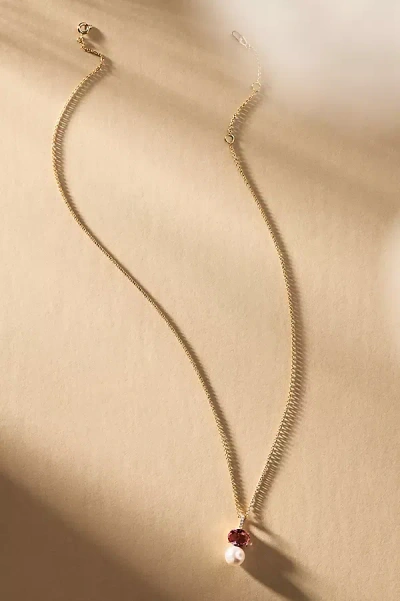 Nadri Natural Beauty Pearl Pendant Necklace In Gold