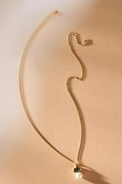 Nadri Natural Beauty Pearl Pendant Necklace In Gold