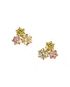 Nadri Natural Beauty Trio Stud Earrings In Yellow/gold