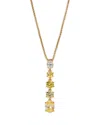 Nadri Natural Beauty Y Pendant Necklace, 16-18 In Yellow/gold