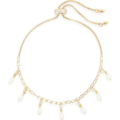 Nadri Nectar Shaky Bolo Bracelet In Gold