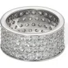Nadri Northern Lights Pavé Cubic Zirconia Ring In Rhodium