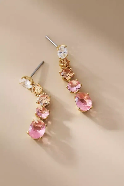 Nadri Ombré Crystal Linear Drop Earrings