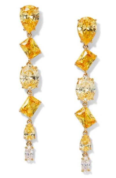NADRI NADRI PALM SPRINGS CUBIC ZIRCONIA DROP EARRINGS