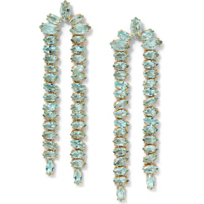 NADRI NADRI PALM SPRINGS DOUBLE DROP EARRINGS