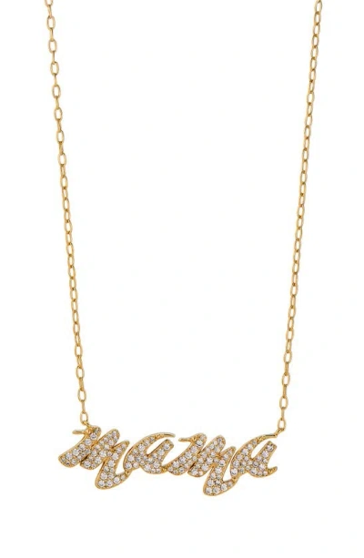 Nadri Spring Shine Retro Mama Necklace, 16 In Gold