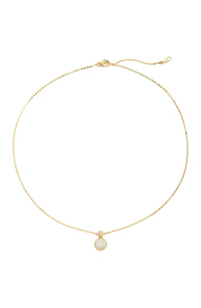Nadri Pave Cz Round Pdt Nk H In Gold