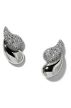 Nadri Pisa Cubic Zirconia Stud Earrings In Metallic