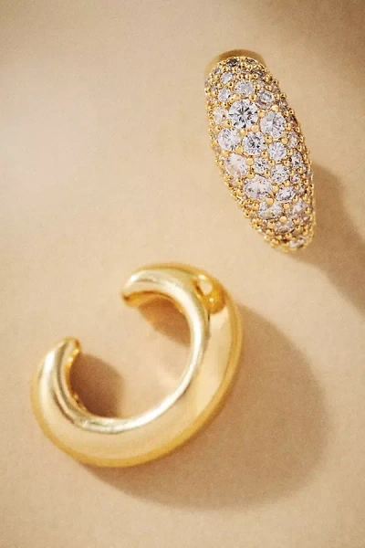 Nadri Pisa Ear Cuffs, Set Of 2 In Gold