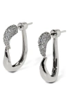 Nadri Pisa Front/back Earrings In Black