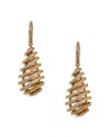 Nadri Pisa Open Pavé Drop Earrings In Gold