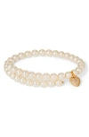 Nadri Poppy Double Wrap Bracelet In Gold