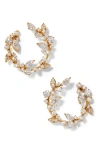 Nadri Ravish Front To Back Hoop Earrings