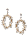 Nadri Ravish Laurel Drop Earrings In Gold