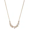 Nadri Ravish Laurel Cubic Zirconia & Cultured Pearl Frontal Necklace