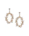 Nadri Ravish Laurel Drop Earrings In Gold