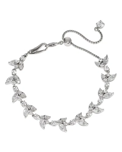 Nadri Ravish Vine Adjustable Bracelet In Silver