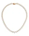 Nadri Real Love Heart Cubic Zirconia Collar Necklace, 16 In Gold