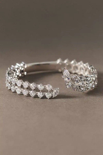 Nadri Riviera Hinge Bracelet In Silver