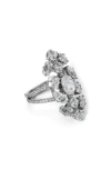 Nadri Riviera Shield Ring In Silver