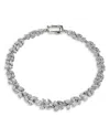 NADRI SAV CUBIC ZIRCONIA CLUSTER FLEX BRACELET