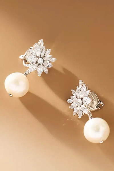 Nadri Savannah Pearl Drop Earrings In Gold