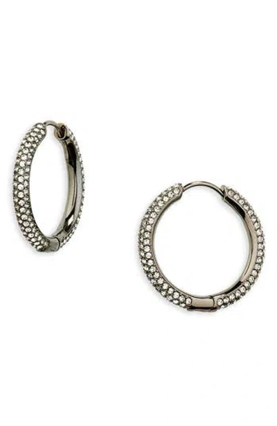 Nadri Small Cubic Zirconia Hoop Earrings In Multi