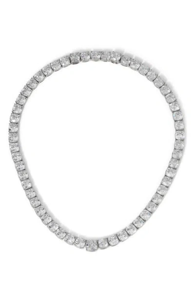 Nadri Starlet Collar Necklace In Rhodium