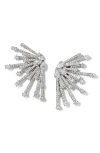 Nadri Starlet Cubic Zirconia Burst Jacket Earrings
