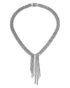 Nadri Starlet Drama Y Necklace, 16 In Silver