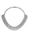 Nadri Starlight Crystal Fringe Collar Necklace In Metallic