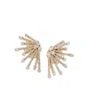 Nadri Starlet Cubic Zirconia Burst Jacket Earrings In Metallic
