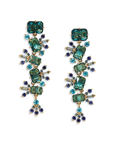 Nadri Stellar Cascade Drop Earrings, 1.9l In Green