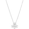 Nadri Stellar Half Halo Pendant Necklace In Metallic