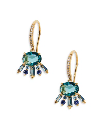 Nadri Stellar Halo Drop Earrings, 1l In Multi
