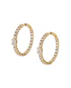 Nadri Stellar Hoop Earrings, 1.3 Diameter In Gold