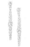 Nadri Stellar Linear Drop Earrings In Metallic