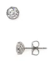 Nadri Stud Earrings In Silver/rhodium