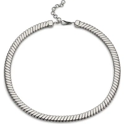 Nadri Sunlight Chain Necklace In Rhodium