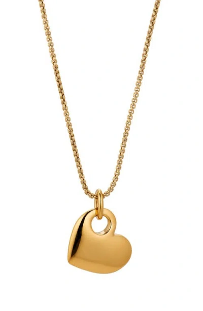 Nadri Sunlight Heart Pendant Necklace In 18k Gold Plated, 20-22