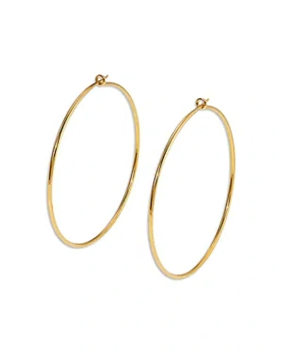 Nadri Sunlight Large Hoop Earrings In Gold