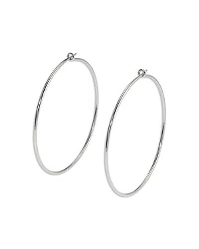 Nadri Sunlight Large Hoop Earrings In Metallic
