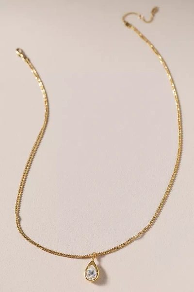 Nadri Sunny Bezel Pendant Necklace In Gold