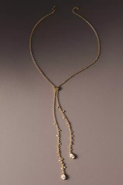 Nadri Sunny Lariat Necklace In Gold
