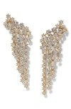 Nadri Sunshower Cubic Zirconia Ear Crawlers In Gold