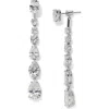 Nadri Sunshowere Crystal Front/back Earrings In Metallic