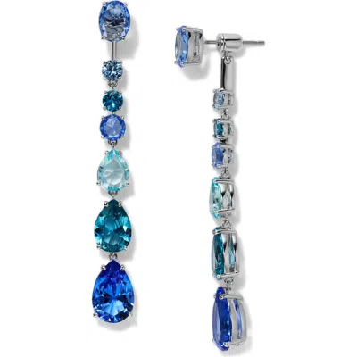 Nadri Sunshowere Crystal Front/back Earrings In Multi