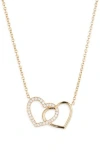 NADRI NADRI SWEETHEART HEART PENDANT NECKLACE