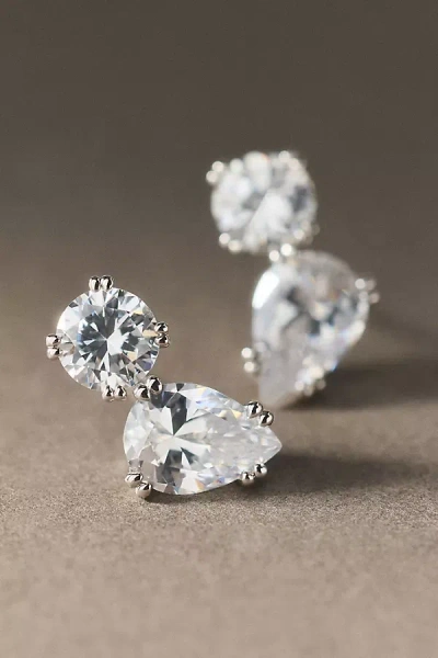 Nadri Twinnie Toi Moi Post Earrings In Metallic