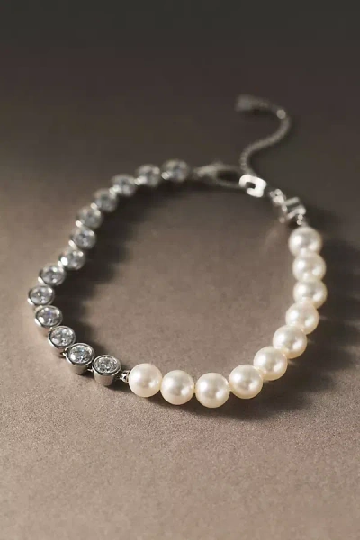Nadri Under The Sea Mixed Bracelet In Silver
